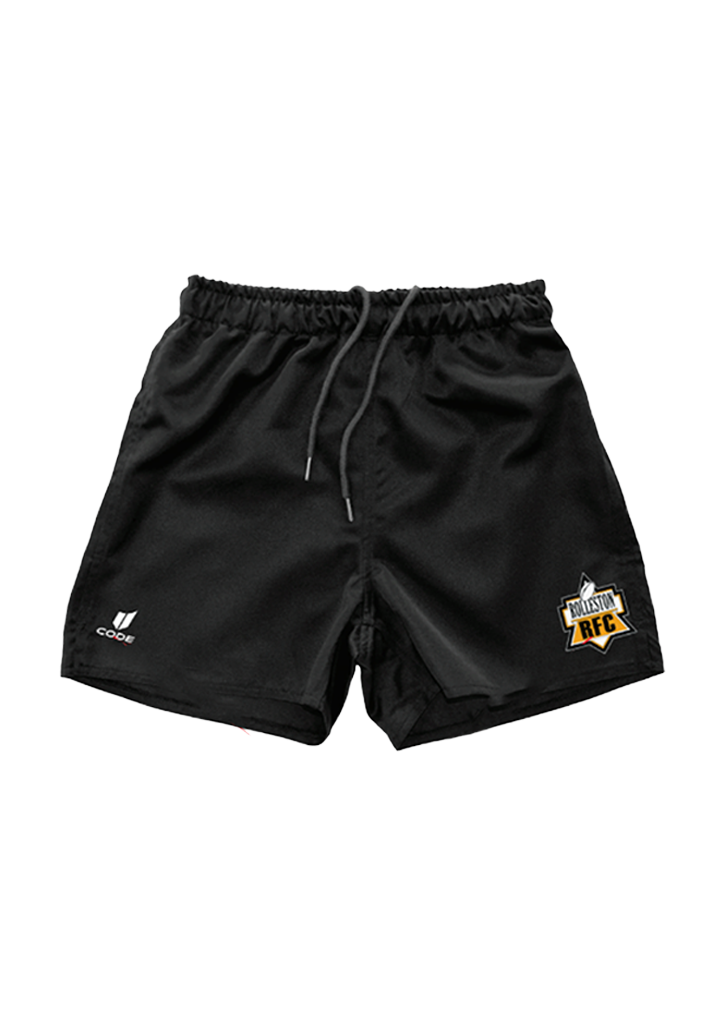 Rolleston RFC 2025 Ruk Rugby Short Black - Kids